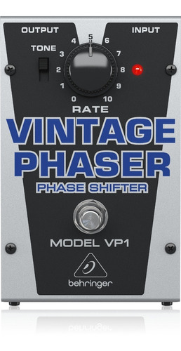 Behringer Vintage Phaser Vp1 Pedal De Efecto