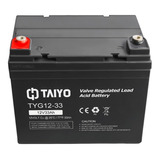 Batería Ciclo Profundo Agm Taiyo 12v 33ah Energía Solar