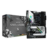 Placa Madre Asrock Am4/x570 Steel Legend - 4ddr4/hdmi/dp/r45