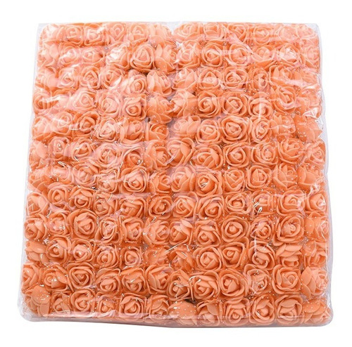 144 Mini Rosas De Eva Rosinha Artificial- Uma Cor Por Pacote