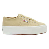 Tenis Plataforma Beige 2790 Platform Mujer Superga Superga