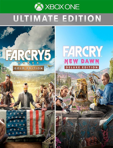 Far Cry 5 Gold + New Dawn Deluxe Xbox - 25 Díg (envio Já)