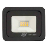 Refletor Ctb Led 10 W Preto