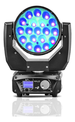 Cabeza Wash De 19 Leds De 10 Watts Con Zoom Estuche Con 2 Pz