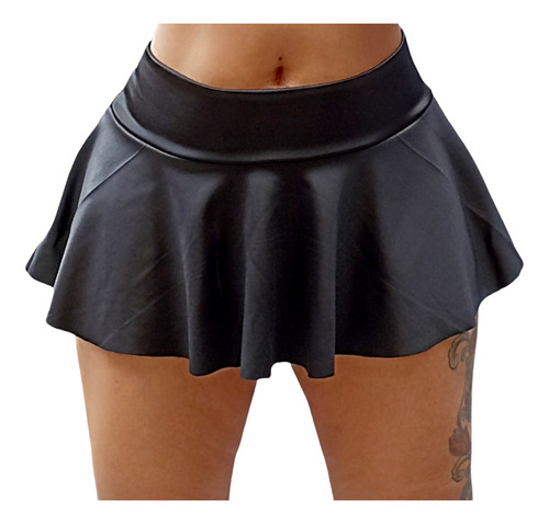 Micro Saia Mini Sensual Rodada Curtinha Cirrê Plus Size 