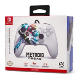 Control Alambrico Powera Nintendo Switch Metroid Dread