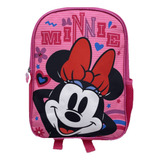 Mochila Preescolar Mickey Minnie Paw Patrol Spiderman 2024 Color Minnie Cute Diseño De La Tela Liso