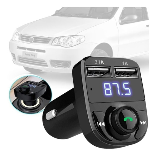 Adaptador Bluetooth Conversor Fm Universal Fiat Palio