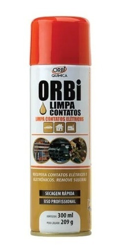 Limpa Contato Elétrico Eletrônico Conectores Orbi Química