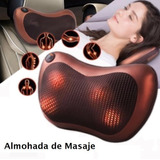 Masajeador Eléctrico Almohada Cojín Lumbar Cuello Piernas