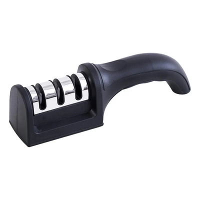 Afilador De Cuchillos Manual 3 Etapas Negro Negro | Envío gratis