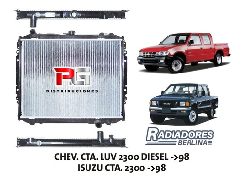 Radiador Chevrolet Luv 2.3 Alto Rendimiento Foto 4