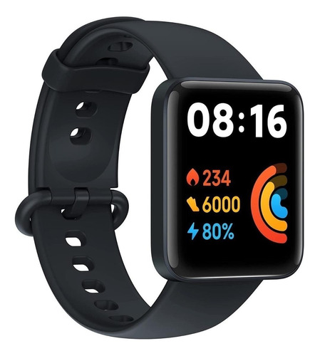 Xiaomi Redmi Watch 2 Lite 1.55  Caja Black, Malla  Black De  Tpu