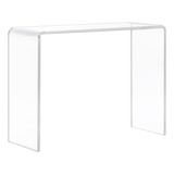 Progressive Furniture Sofa Acrilico/mesa Consola, Transparen