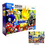 Rompecabezas Sonic The Hedgehod 800 Piezas Calidad Premium 
