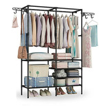 Organizador De Ropa Perchero De Piso Colgador Rack Closet