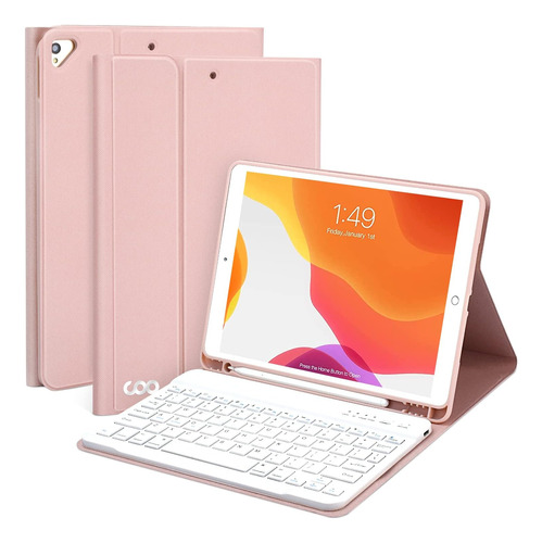 Funda Para iPad 9.a Generación 2021 Con Teclado De 10.2 iPad