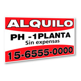 Cartel Dueño Vende / Alquila  70x50 Cm - Corrugado Plastico