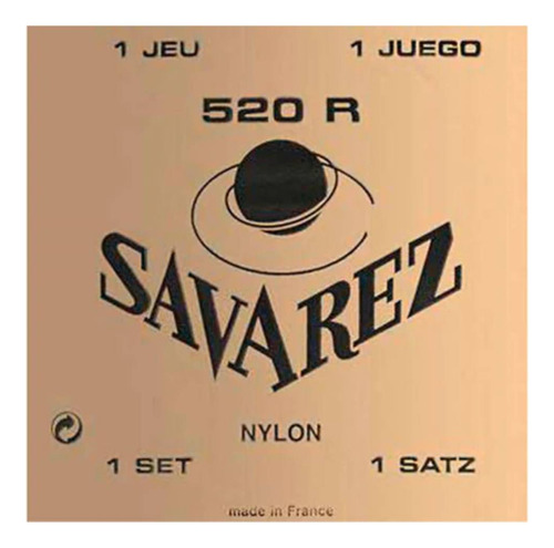 Cuerdas Guitarra Clasica Savarez 520r
