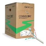 Cable De Red Utp Cat6 Amp Caja 305mts Commscope Azul Bobina