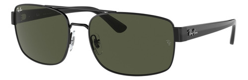 Gafas De Sol Ray Ban Rb3687 002/31 61 Con Lente Negra Y Verde G15