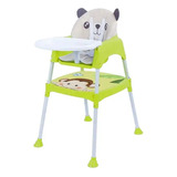 Silla Comedor Y Escritorio Para Bebe + Cojin Acolchado Oso