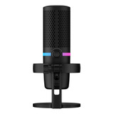 Microfone Hyperx Duocast Podcast Rgb Lighting Usb 4p Preto