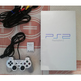 Playstation 2 Ps2 Fat Japonês Prata Silver Satin Controle Cabos