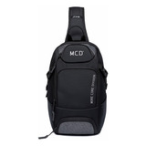 Mochila Transversal Mcd Esportiva Resistente Preta