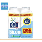 Pack Detergente Omo Para Diluir 2 Botellas 500ml Rinden 6lt