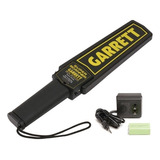 Garrett Super Scanner Detector De Seguridad  Con Cargador Color Negro
