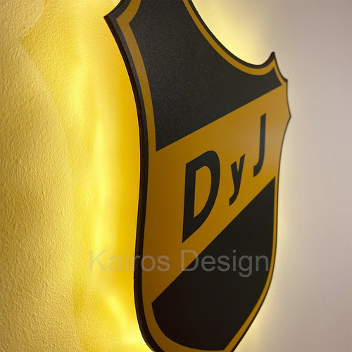 Escudo Led De Boca Cuadro Decorativo + Pilas De Regalo