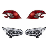 Kit Faros + Calaveras Peugeot 208 2016-2017 Depo