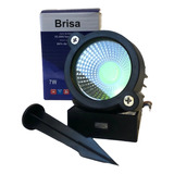 Luminária Espeto Jardim Spot Holofote Cob Led 7w Bivolt 