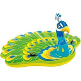 Hermoso Y Divertido Inflable Flotador, Forma De Pavo Real 