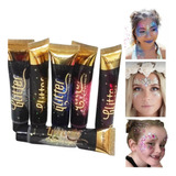 6 Botes De Hojuelas De Glitter Para Glitter Bar/ojos/cuerpo 