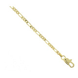 Cadena Eslabón 3x1, 2.5mm Super Calidad Chapa D Oro 18k 50cm