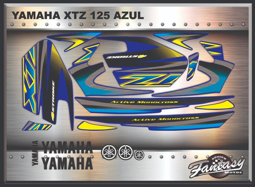 Calcos Yamaha Xtz 125 