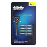 Gillette  Máquina Para Afeitar + 9 Repuestos Para Afeitar