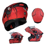 Casco Spider Dot Certificado Araña Con Luz Abatible Niño Xs 