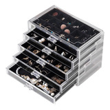 Organizador De Joyas De Acrílico Frebeauty, Caja Organizador