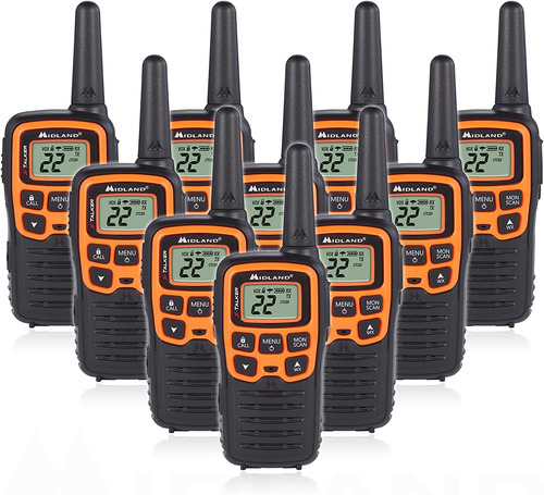 Walkie Talkies T51vp3 10 Piezas 45 Kms Midland