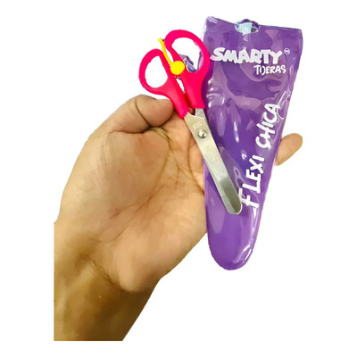 Tijera Escolar Smarty Flexi Chica 5plg Punta Roma | Meses sin interés