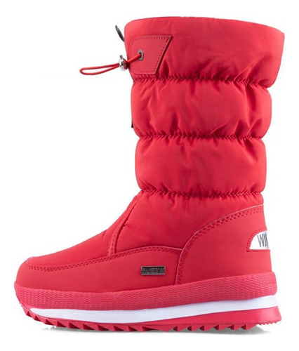 Botas De Nieve Polar De Mujer Para El Frío Espesado Y Acol