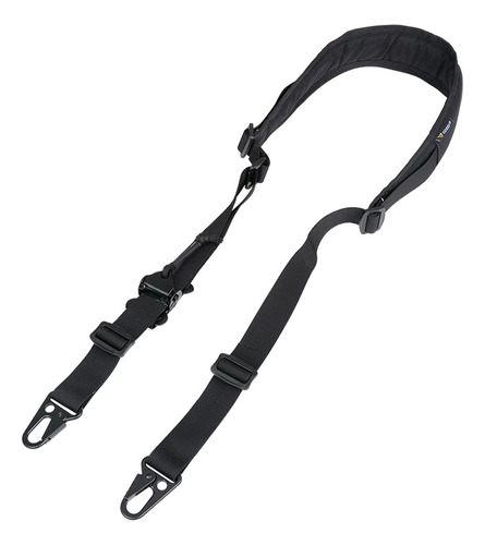 Portafusil Táctico 2 Puntos Bungee Sling Militar Policía Color Negro