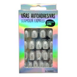 Pack 12 Unidades Uñas Press On Autoadhesivas Thelma & Louise