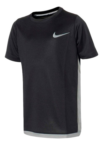 Camiseta Nike Dry Fit Trophy Para Niños-negro