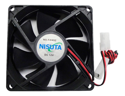 Ventilador Nisuta 92x92x25 Mm Ns-fan92 12v, 4 Pin, A Ruleman