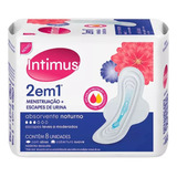 Absorvente Intimus 2em1 Menstruação+escapes De Urina Noturno