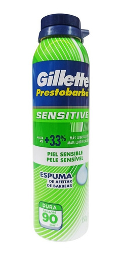 Espuma De Afeitar Gillette Sensitive Piel Sensible 150gr